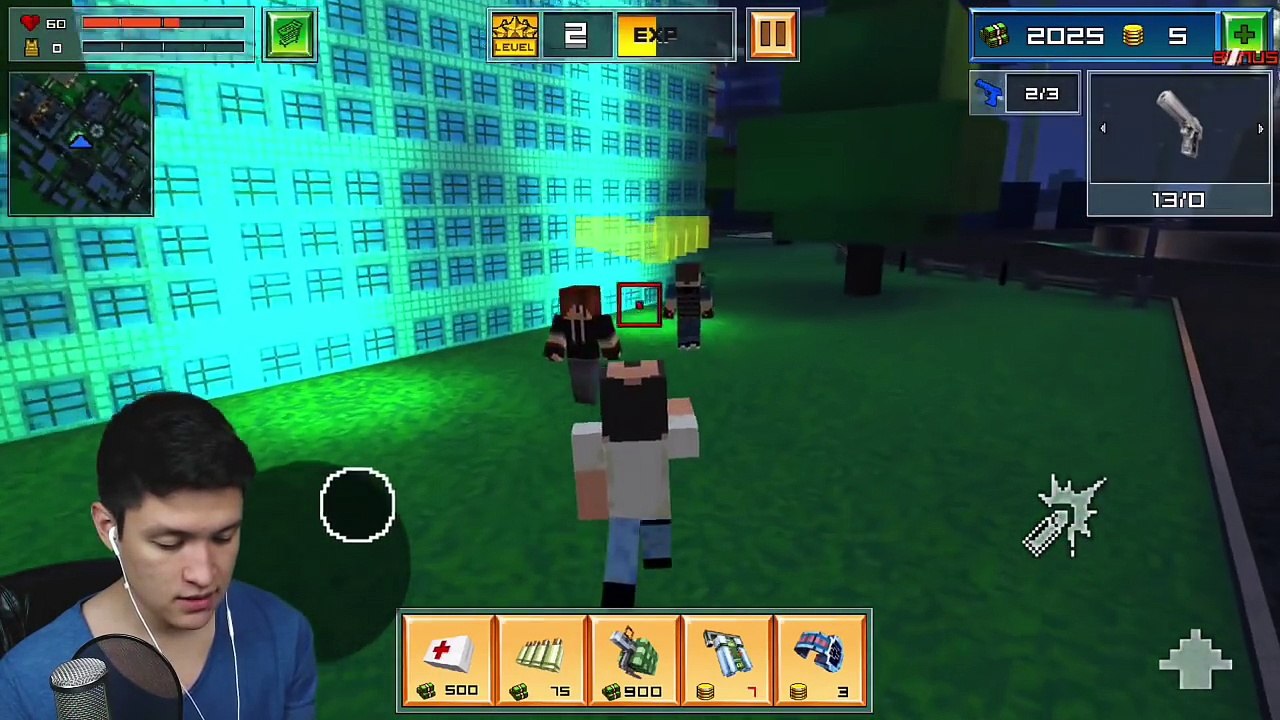 GTA 5 + MINECRAFT?! – Block City Wars (iPhone Gameplay)