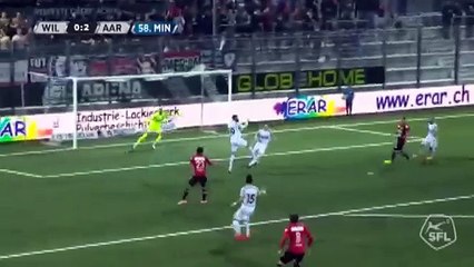 Wil 0:3 Aarau (Swiss Challenge League. 14 October 2017)