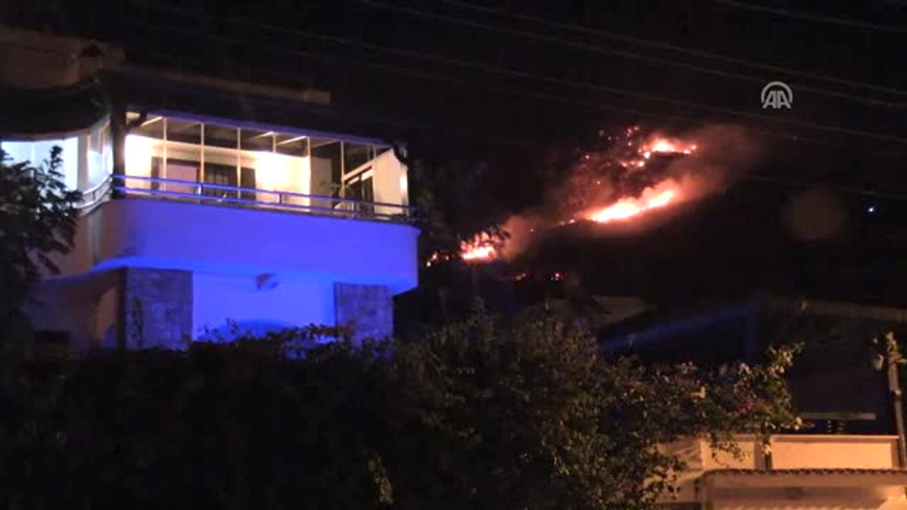 Bodrum'da Makilik Alanda Yangın