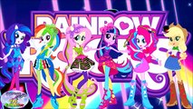 My Little Pony Coloring Book Rainbow Rocks Mane 6 The Dazzlings Surprise Egg and Toy Collector SETC