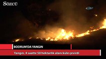 Bodrum’da yangın