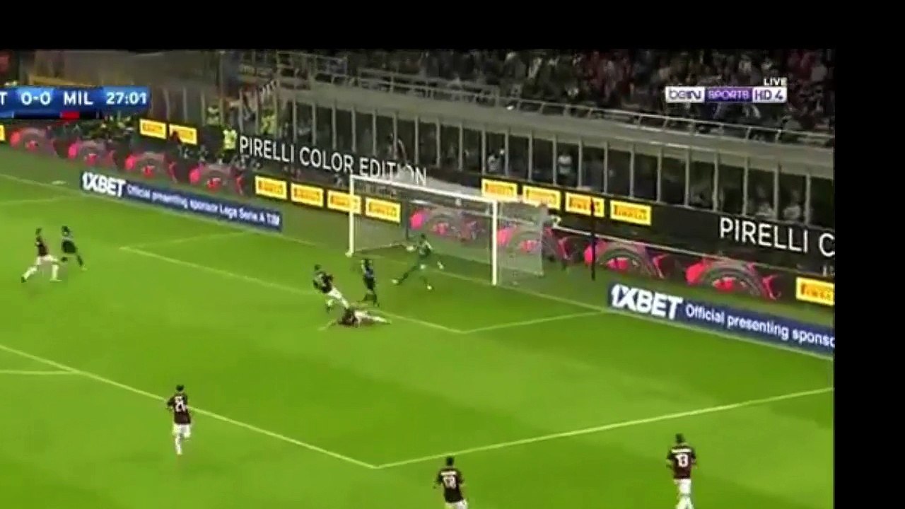 اهداف مباراة انتر ميلان وميلان 1-0 #ديربي_ميلانو ◄ الدوري الايطالي 15-10-2017