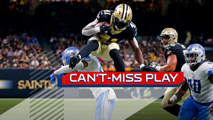 Can't-Miss Play: Alvin Kamara gets UP to clear Darius Slay on hurdle