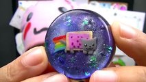 DIY NYAN CAT Galaxy Pendant Resin and Polymer Clay Tutorial - ADORABLE how to make a nyan cat craft