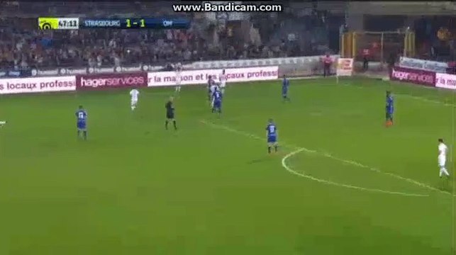 Konstantinos Mitroglou Goal HD - Strasbourg 1-2 Olympique de Marseille 15.10.2017
