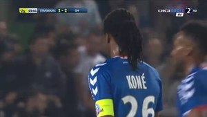 Bakary Kone Goal HD - Strasbourg 2-2 Marseille - 15.10.2017