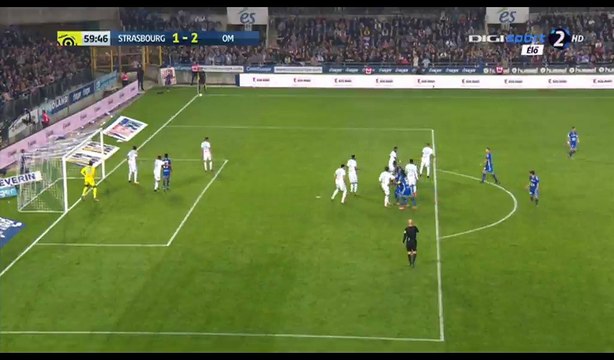 Bakary Kone Goal HD - Strasbourg 2-2 Marseille - 15.10.2017