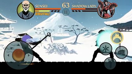 Shadow Fight 2 - Sensei vs Shadow Lady