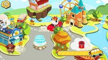 Baby Panda Labyrinth Town - Fun Help Kiki To Fight Junk Food Monster - Educational Game For Kids - YouTube