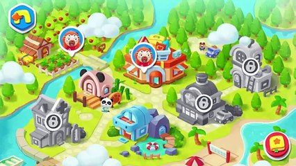 Little Panda Save English Town - ABC Learning for Kids - Gameplay Video - BabyBus Game - YouTube