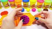 Rainbow Play Doh Waffles DIY Learn Colors with Playdough Waffles