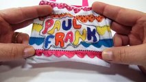 Paul Frank #3 Mini Tote & #4 Sticker Dispenser - new McDonalds Happy Meal Toy Review