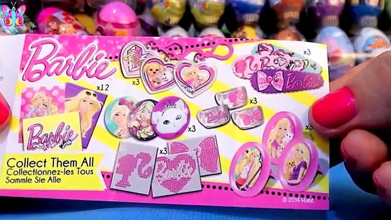 Huevos sorpresa de barbie, huevos sorpresaa de princesas disney kinder joy huevo sorpresa en español