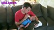Funny Dad Taking Care Of Baby Videos - Cute Daddy And Babies Moments Compilation