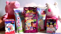 Surprise Clay Buddies Peppa Pig ディズニー ツムツム DisneyTsumTsum Kinder Easter Eggs Surprise Moshi