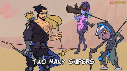 12 Days of OVERWATCH Christmas - Animated Parody Music Video - @Crunchlins