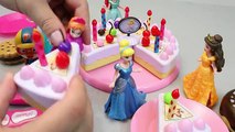 Toy Velcro Cutting Birthday Cake Disney Princess Pororo Play Doh Toy Surprise Eggs