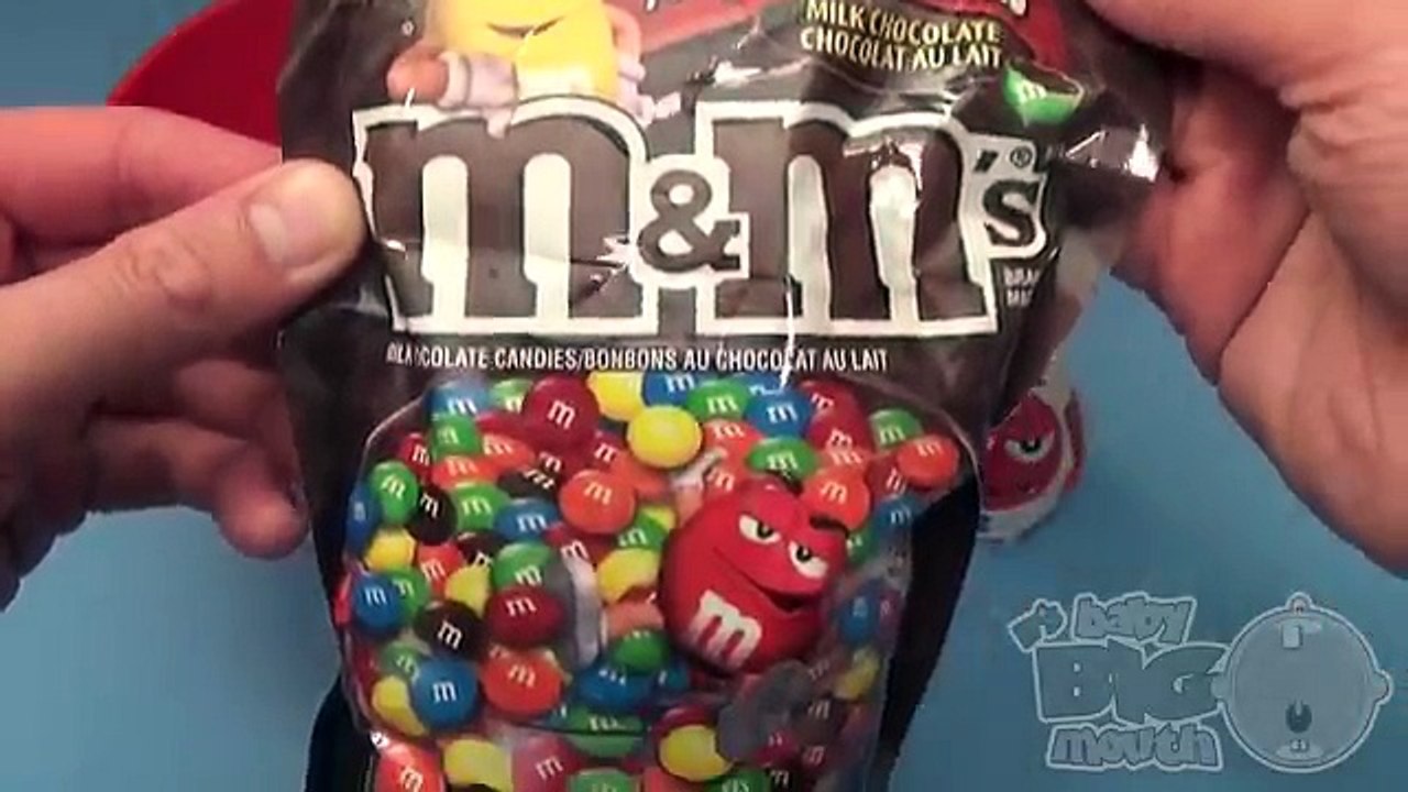 New Learn Colours with Surprise Eggs and a M & M Rainbow! Part 9