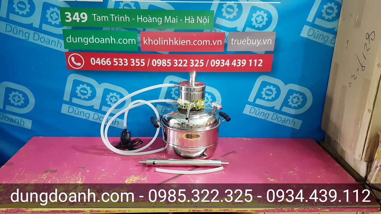 nồi chưng cất tinh dầu mini