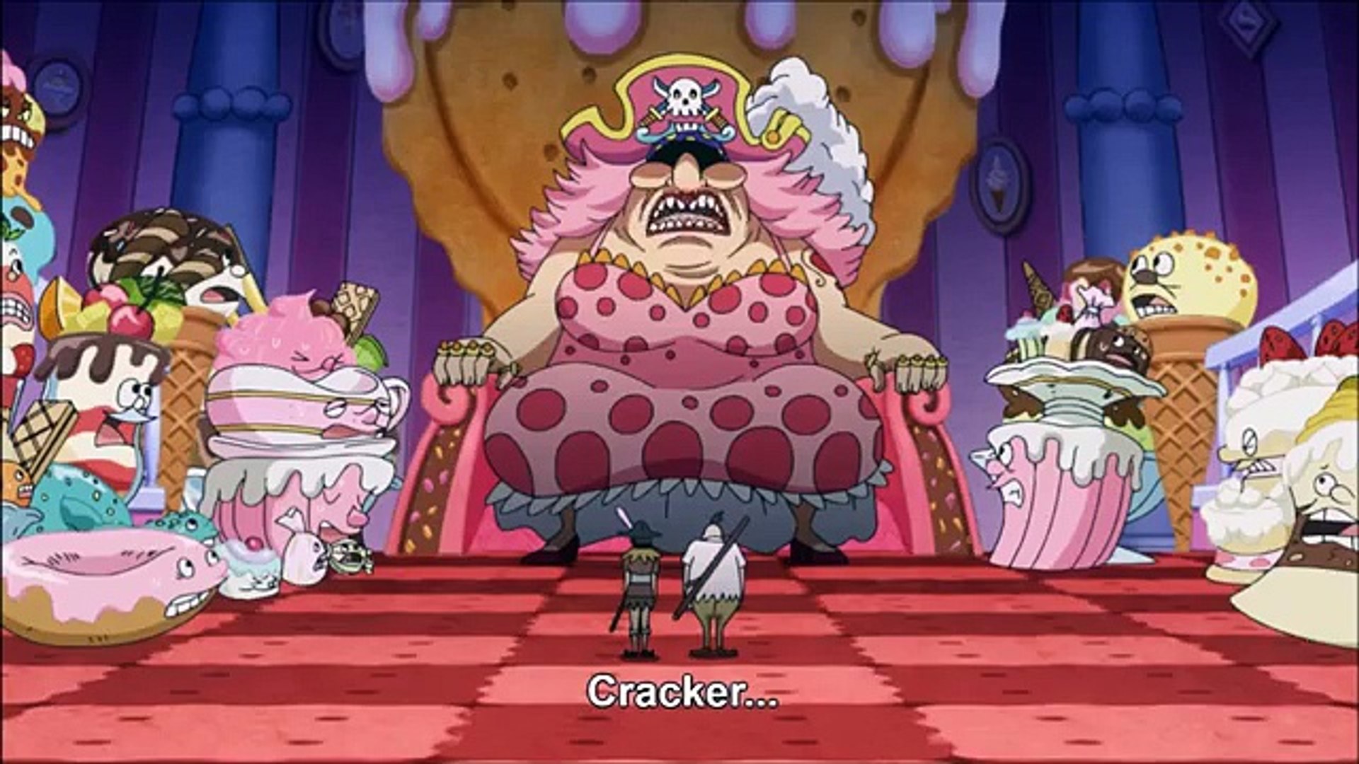 One Piece 809 Big Mom Pissed At Luffy For Beating Cracker Video Dailymotion
