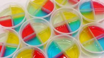 4색 매직 푸딩 플러버 무지개 구슬 액체괴물 만들기!! 흐르는 점토 액괴 클레이 슬라임 장난감 DIY How To Make Rainbow Marble Ball Slime Toy
