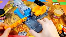 Play Doh Saw Mill Diggin Rigs Toys Playset Disney Cars 2 Mater and Lightning McQueen Microdrifters