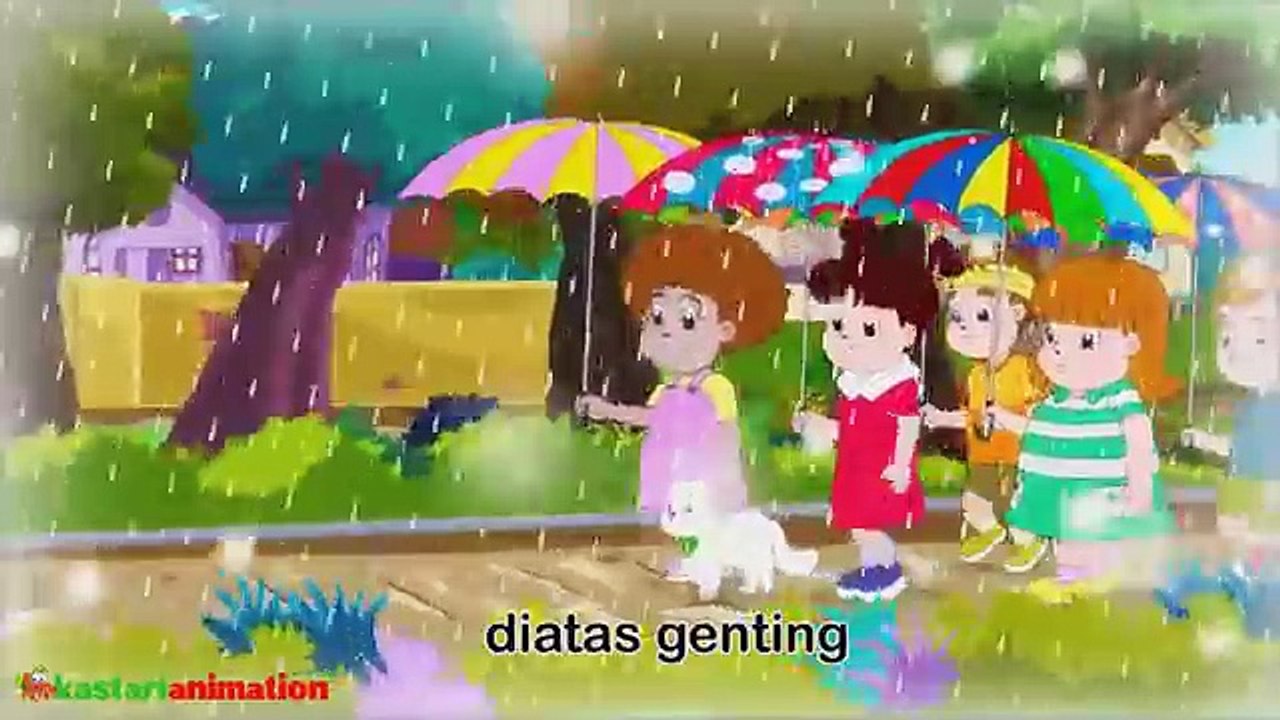 TIK TIK TIK BUNYI HUJAN | Bersama Diva | Lagu Anak Indonesia | Kastari Animation Official
