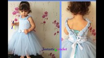 كروشيه فستان مع التل_فستان تل وكروشيه/ How to Make a Tutu Dress