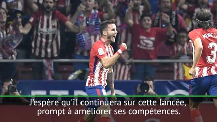8e j. - Simeone : "Saul est plus professionnel chaque jour, plus mature"