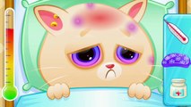 Fun Pet Care - Take Care My Virtual Kitten Bubbu Doctor Games Kids - Toilet Bath Dress Up Gameplay