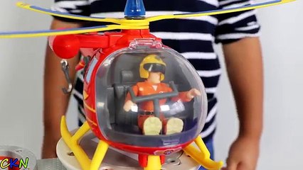 Fireman Sam Ocean Rescue Playset Toys Unboxing Kids Playing Rescue Helicopter Ckn Toys