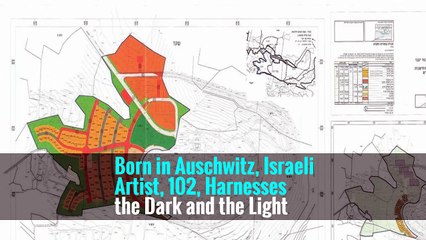 Born in Auschwitz, Israeli Artist, 102, Harnesses the Dark and the Light