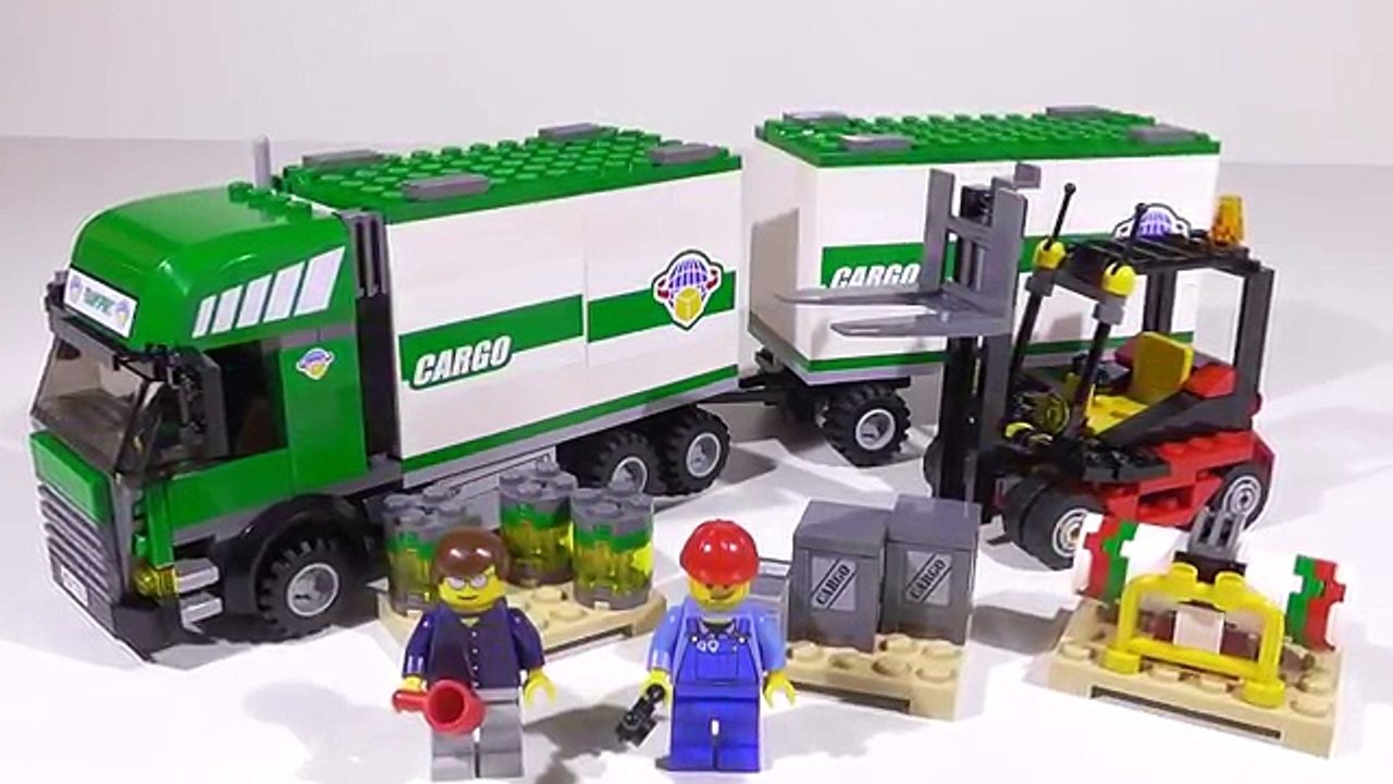 Lego City 7733 Truck & Forklift / LKW mit Gabelstapler - Lego Speed Build Review