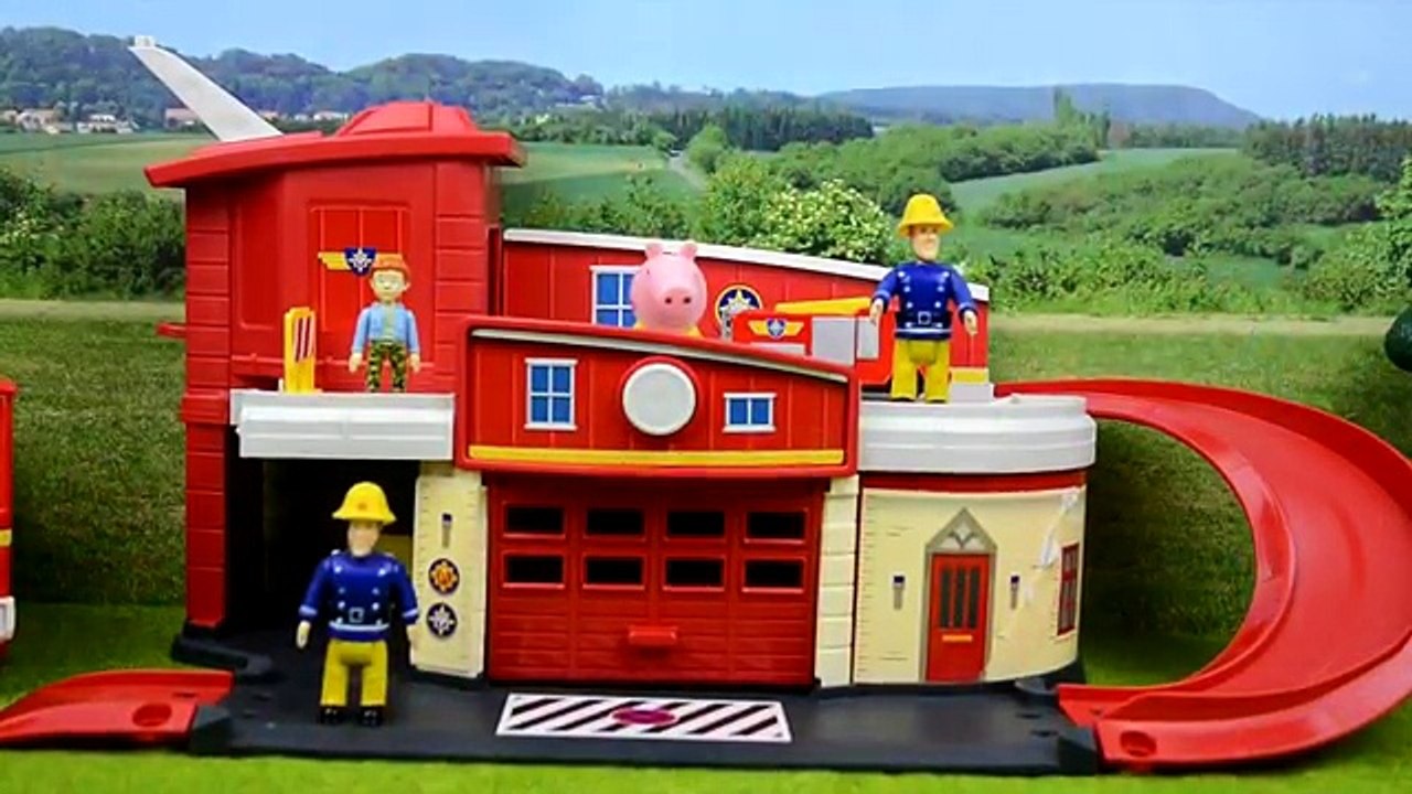 Fireman sam Episodes Videos Fire peppa pig fire station rescue film ANIMATION