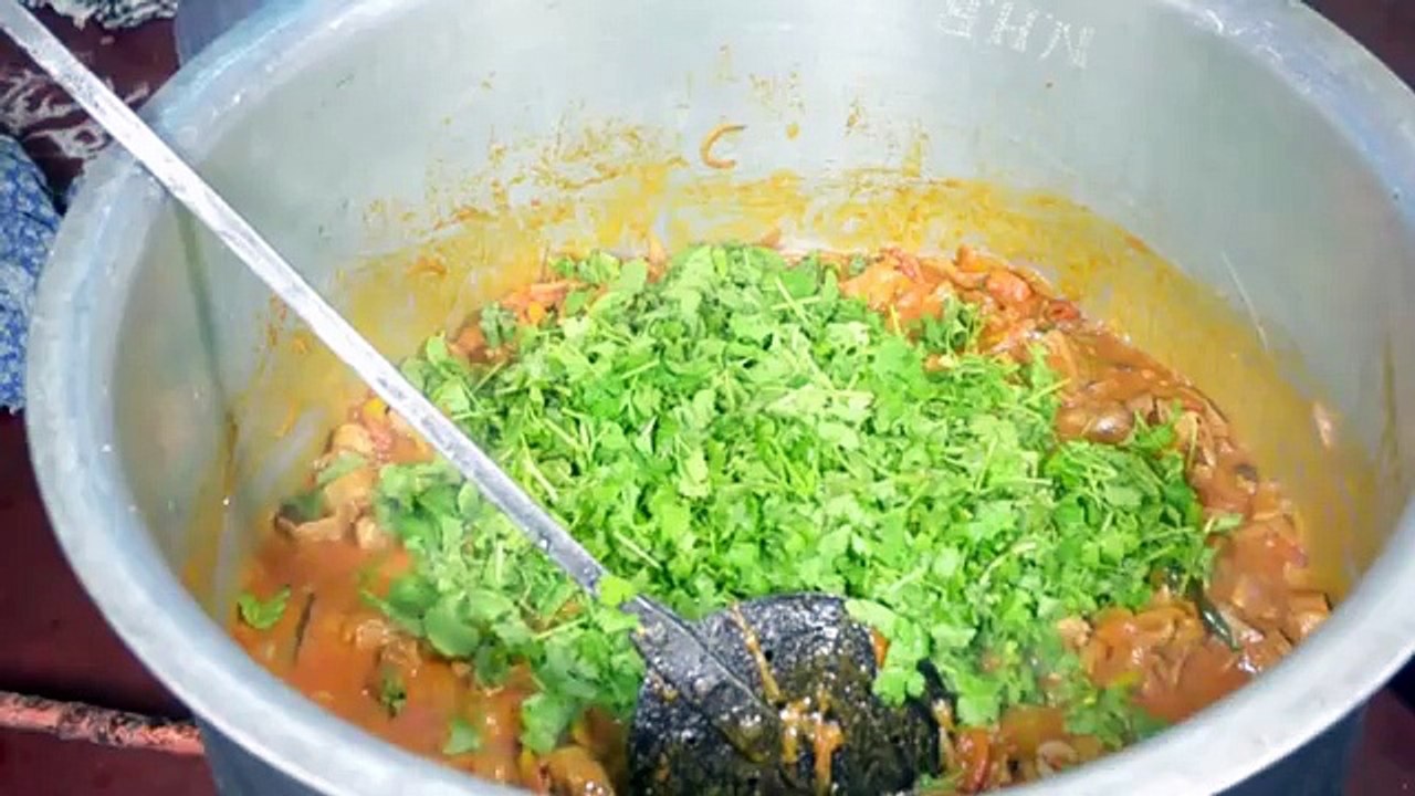 Indian Muslim festival DUM BIRYANI Preparation for 30 People & STREET FOOD