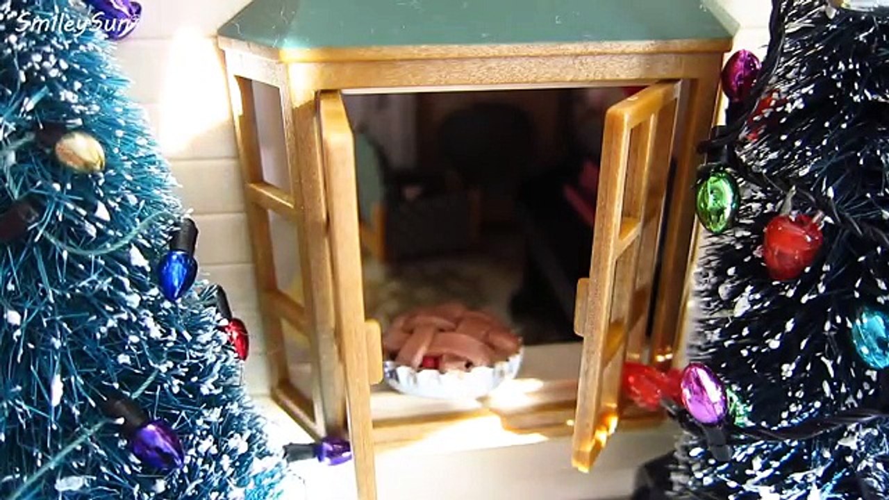 Decorating Calico Critter CHRISTMAS House Sylvanian Families Holidays