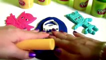 Play Doh PJ MASKS DIY Make Catboy Owlette Gekko Luna Girl Romeo Ninja Play-Doh SURPRISES ｡◕‿◕｡