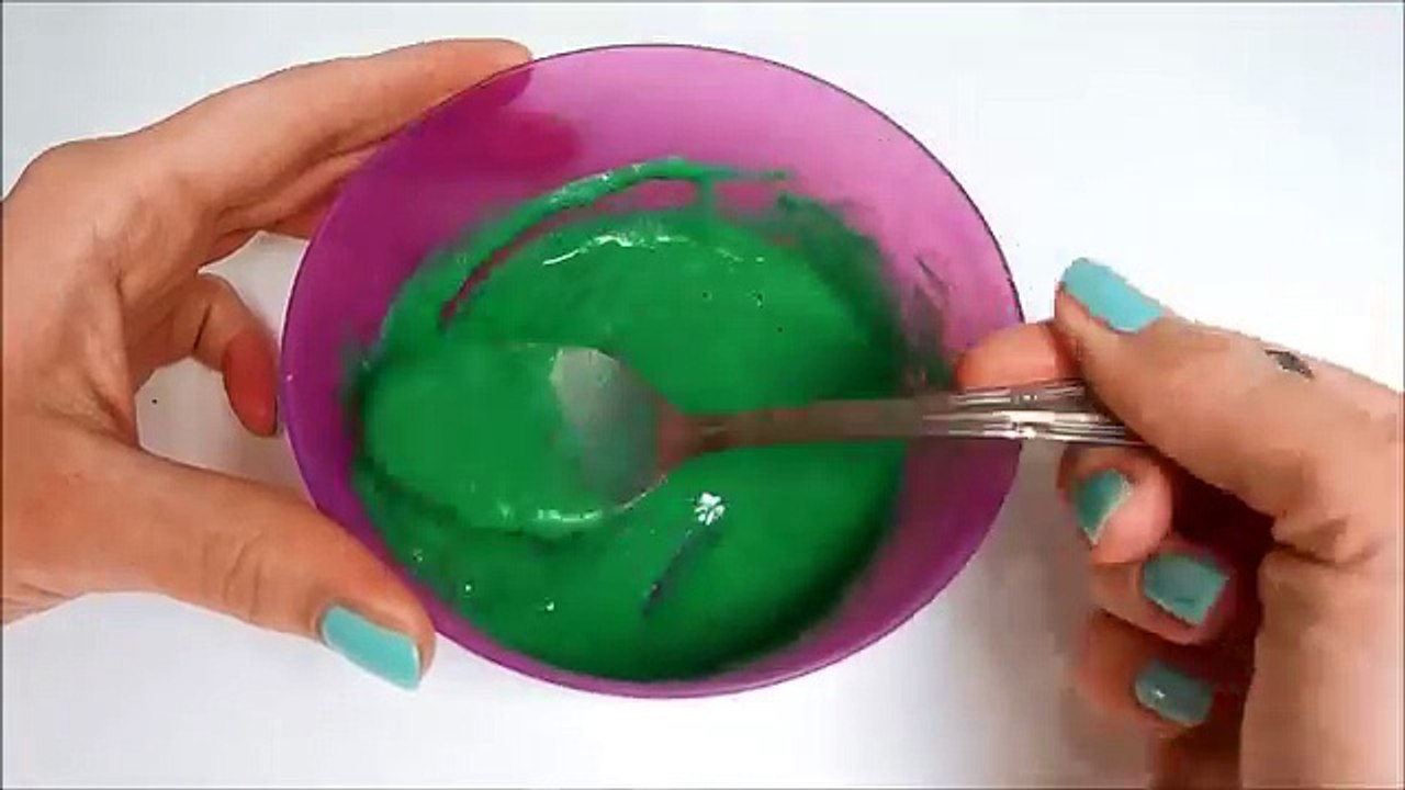 DIY Slime with wax crayons! Glue stick slime without borax
