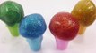Icecream Glitter Colors Slime Play Doh DIY Learn Colors Slime Sand Toys