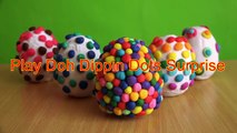 Play Doh Dippin Dots Surprise Toys for Kids - Play Doh Kinder Surprise Eggs Unboxing