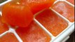 Papaya ice cubes to remove dark spots & pimples in 3 days, open pores, skin whitening,suntan
