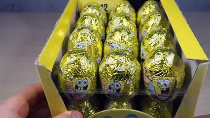 Киндер Сюрприз. ГУБКА БОБ. Спанч Боб. АМ НЯМ. Kinder Surprise.