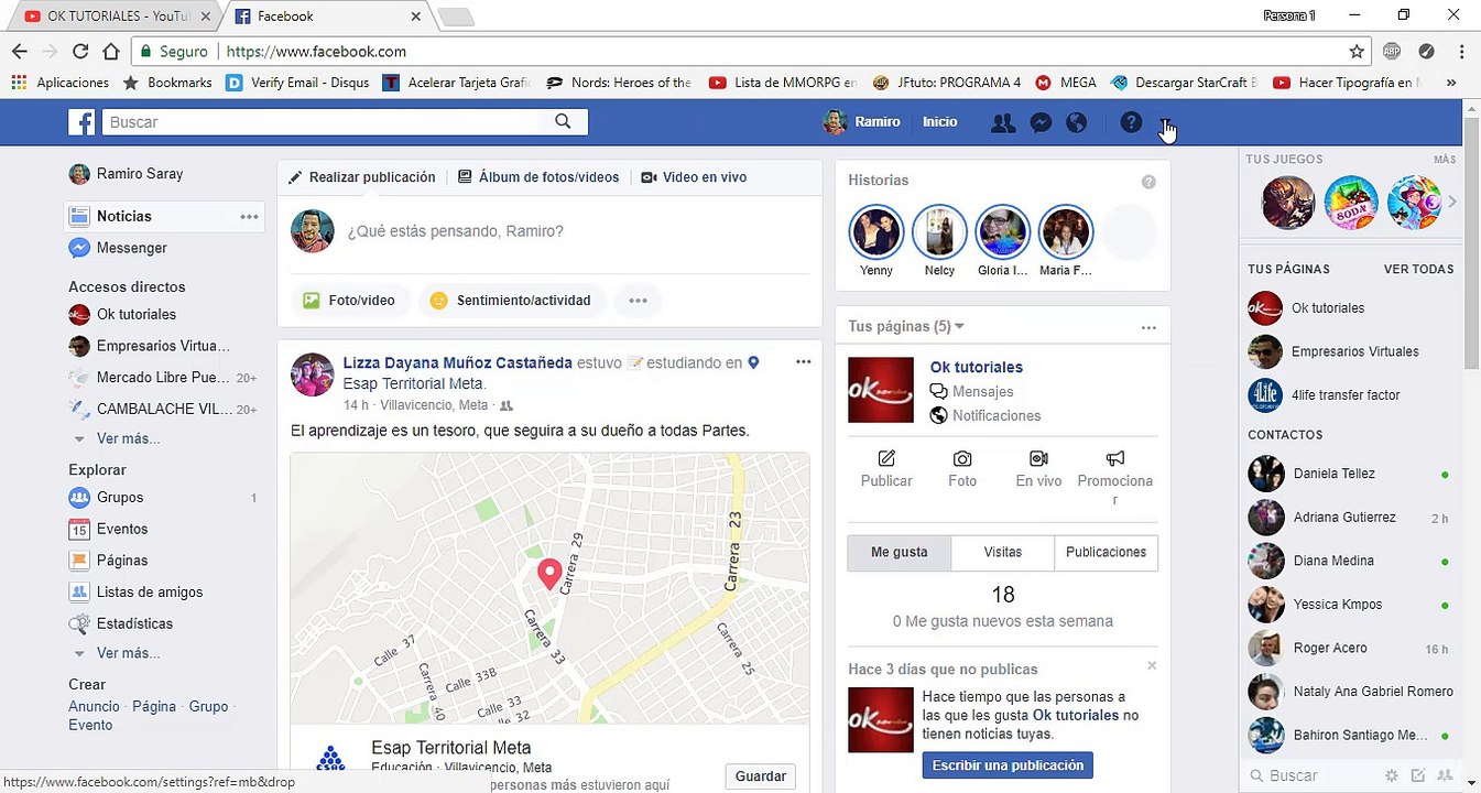 como crear una pagina fampage 2017