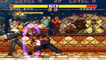 Street Fighter II Deluxe 2 - Jogando com EVIL RYU Gameplay - MUGEN