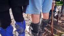 Leg Protection from Snakes, Hiking Boots and Waterproof Gaiters