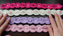 Como Hacer Una Diadema Facil de Gancho, Crochet o Ganchillo