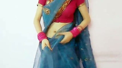 Indian Saree Wearing Tutorial Video - How To Tie A Saree/ How To Wrap A Sari