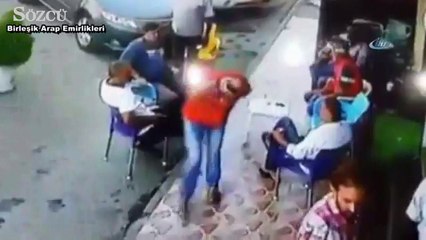 Kalp kriziyle gelen ölüm kamerada