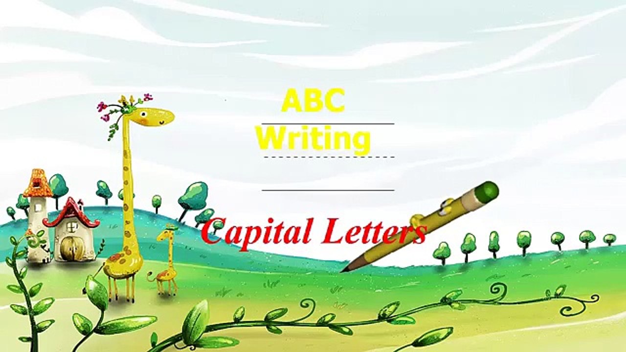 ABC Writing | Alphabet Writing | Capital Letters | Upper-Case Letters