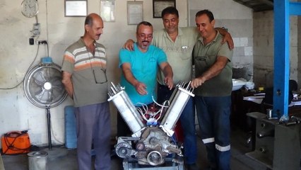 Hataylı 4 Sanayi Esnafı, Kendi Elektriğini Üreten Motor İcat Etti
